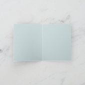 Betoverde Yuul Viering Plat Kerstkaart Kaart (Binnen)