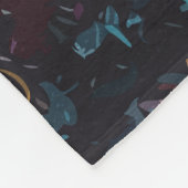Betoverde Zeemeermin Onderwater Scene Fleece Deken (Hoek)