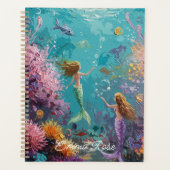 Betoverde Zeemeermin Onderwater Scene Planner (Voorkant)