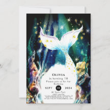 betoverde zeeschelpen zeemeermin verjaardag