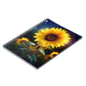 Betoverde Zonnebloem Notitieboek (Linkerzijde)