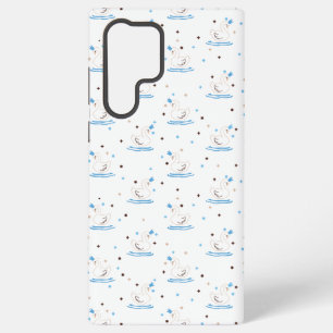 Betoverde Zwanenmeer Sprookjeskroon Zwaan Samsung Galaxy Hoesje