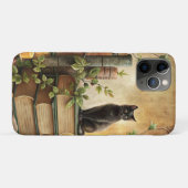 Betoverde Zwarte Kat Bibliotheek Case-Mate iPhone Case (Achterkant (horizontaal))