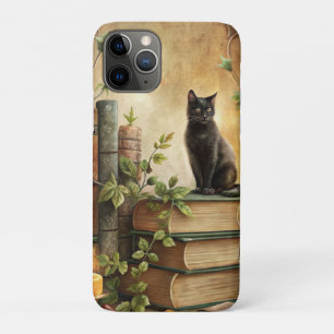 Betoverde Zwarte Kat Bibliotheek Case-Mate iPhone Case