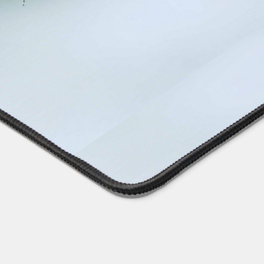 Betoverde zwarte kat bureaumat (Hoek)