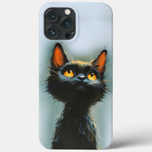 Betoverde zwarte kat Case-Mate iPhone case