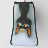 Betoverde zwarte kat golfheadcover (Draai 90)