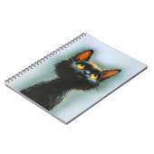 Betoverde zwarte kat notitieboek (Linkerzijde)