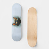 Betoverde zwarte kat persoonlijk skateboard (Voorkant)