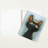 Betoverde zwarte kat planner (Display)