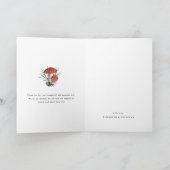 betoverend | Autumn Forest Baby shower Bedankkaart (Binnen)