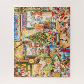 Betoverend bezoek aan de Christmas Speelgoed Store Legpuzzel (Verticaal)