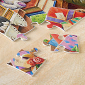 Betoverend bezoek aan de Christmas Speelgoed Store Legpuzzel (Zijkant)