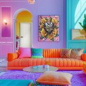 Betoverend boeket van gouden Rozen en hoor 16x20 Poster