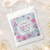 Betoverend Bohemian Meadow Flowers Baby shower Bedankzakje (Geknipt)