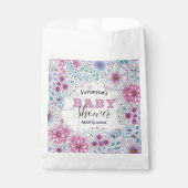 Betoverend Bohemian Meadow Flowers Baby shower Bedankzakje (Voorkant)