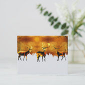 Betoverend Bostrio: Oosterse hertenkunst Briefkaart (Staand voorkant)