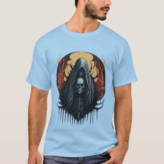 Betoverend Death Metal Spectral T-shirt ontwerp