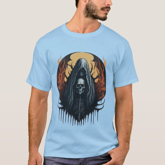 Betoverend Death Metal Spectral T-shirt ontwerp (Voorkant)