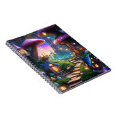 Betoverend Fairy House Fantasy Magisch Bos Notitieboek (Rechterzijde)