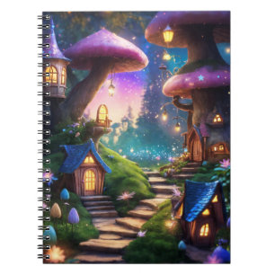 Betoverend Fairy House Fantasy Magisch Bos Notitieboek