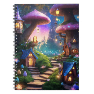 Betoverend Fairy House Fantasy Magisch Bos Notitieboek