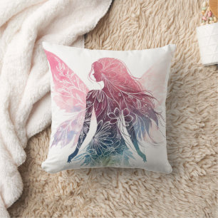 Betoverend Fairy Silhouet Kussen