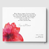 😍Betoverend gastenboek Anemone Dreamscape bruilof (Achterkant)