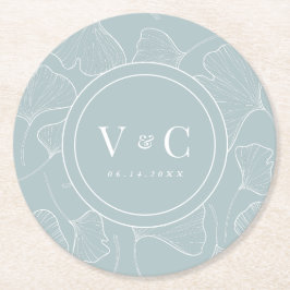 Betoverend Ginkgo Biloba Trouwpapier Onderzetter