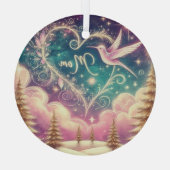 Betoverend glas MoM kerst ornament (Achterkant)