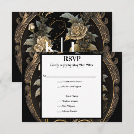 Betoverend Goud RSVP Kaartje