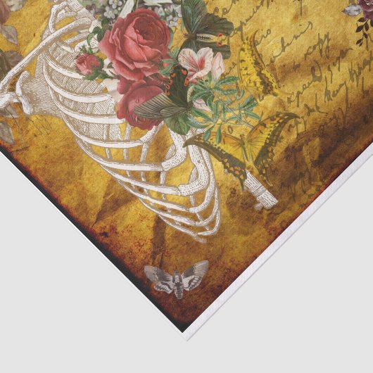 Betoverend Halloween Decoupage papier: donkere blo Tissuepapier (Detail)