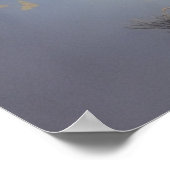 Betoverend Halloween maanlicht Poster (Hoek)