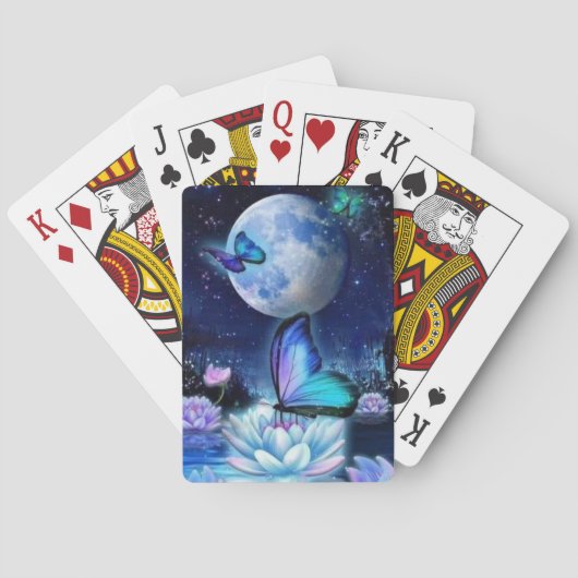 Betoverend hemels pokerkaarten (Achterkant)
