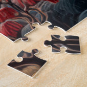 Betoverend herfst herten bos scene ontwerp legpuzzel (Zijkant)