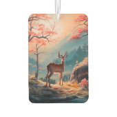 Betoverend herfst herten bos scene ontwerp luchtverfrisser (Achterkant)