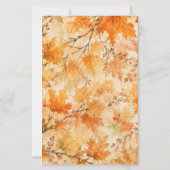 Betoverend Herfst Reiger Bos Briefpapier (Achterkant)
