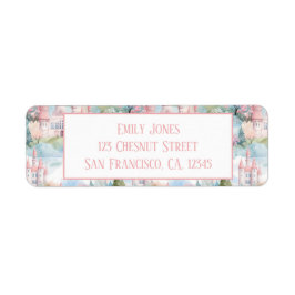 Betoverend kasteellandschap - Retouradres Etiket