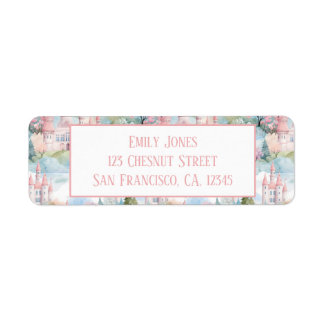 Betoverend Kasteellandschap - Retouradres Etiket