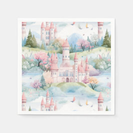 Betoverend kasteellandschap - servet