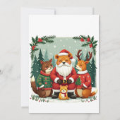 Betoverend Kerstbos Kaart (Achterkant)