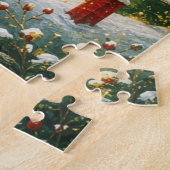 Betoverend Kerstmisdorp Legpuzzel (Zijkant)
