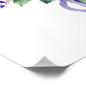 Betoverend Lila, attendants boeket Poster (Hoek)