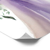 Betoverend Lila, Bruids Cascading Bouquet 1, Poster (Hoek)