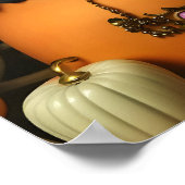 Betoverend mooi griezelig popportret Halloween Poster (Hoek)