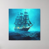 Betoverend mooi oceaanreisontwerp canvas afdruk (Voorkant)