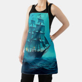 Betoverend mooi oceaanreisontwerp schort (Insitu)