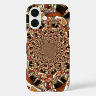 Betoverend Mozaïek van Sushi Aardbruin & Koper iPhone 16 Hoesje