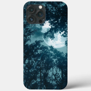 Betoverend nachtbos met volle maan Case-Mate iPhone case