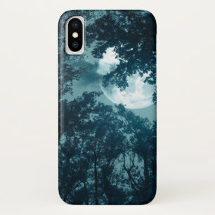 Betoverend nachtelijk bos bij volle maan Case-Mate iPhone case